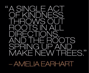 single act of kindness